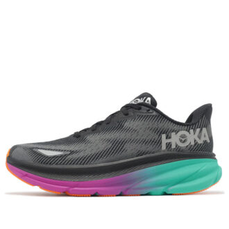 Clifton 9 Gore-Tex «Black Electric Aqua»