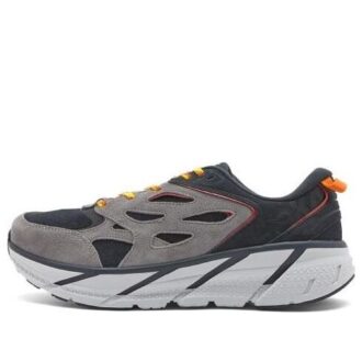 Clifton L Semsket skinn ‘Black Lunar Rock’