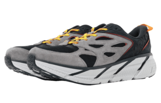 Clifton L Semsket skinn ‘Black Lunar Rock’