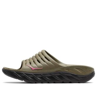 HOKA x Bodega Ora Recovery Slide «Martini Olive Jet Black»