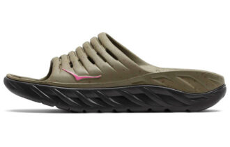 HOKA x Bodega Ora Recovery Slide «Martini Olive Jet Black»