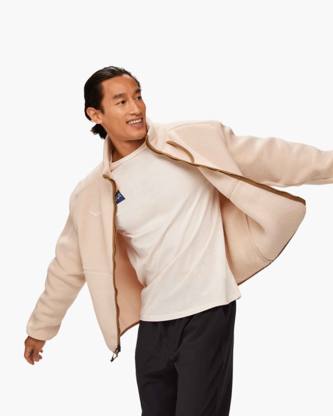 Ridgetop fleece med glidelås