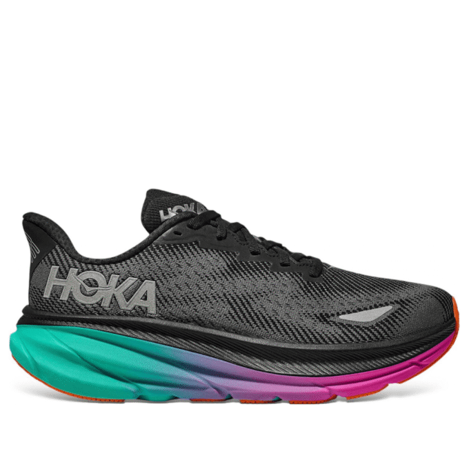 (WMNS) Clifton 9 GTX «Black Electric Aqua»