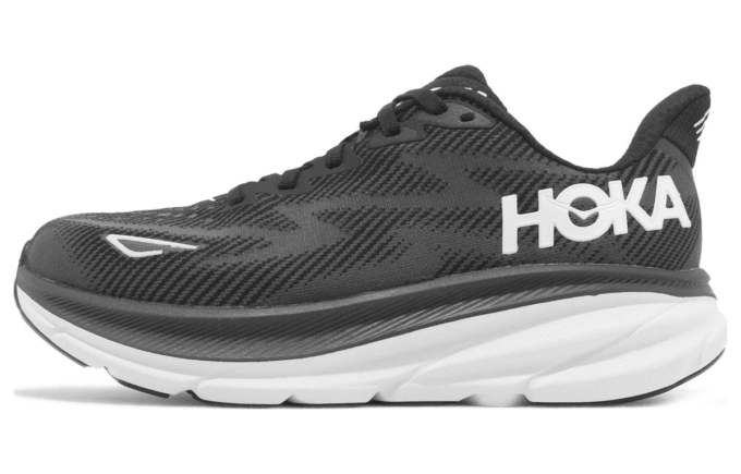 (WMNS) Clifton 9 Wide ‘Svart Hvit’