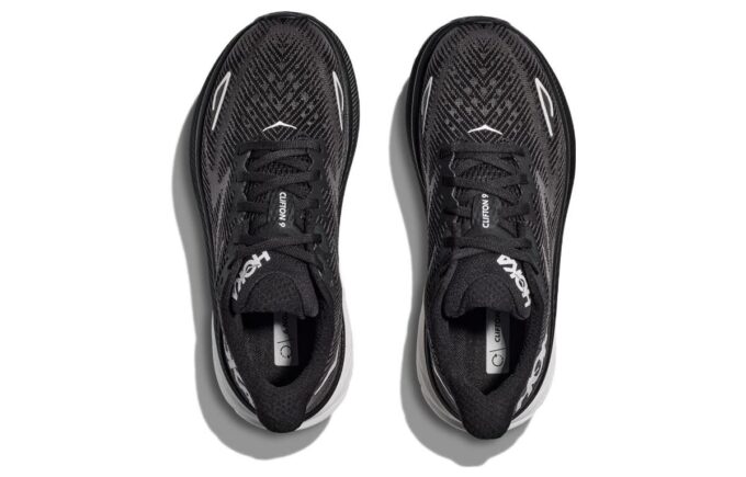 (WMNS) Clifton 9 Wide ‘Svart Hvit’